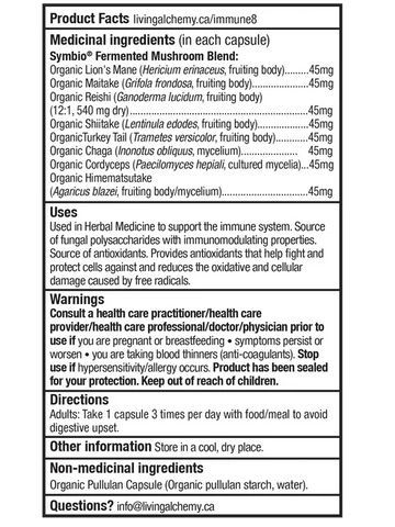 Living Alchemy Immune 8