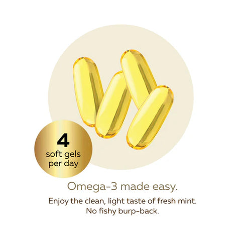 NutraSea Dry Eye Targeted Omega-3, Fresh Mint, 120 softgels