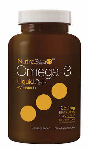 NutraSea +D Omega3 - Fresh Mint Liquid Gels