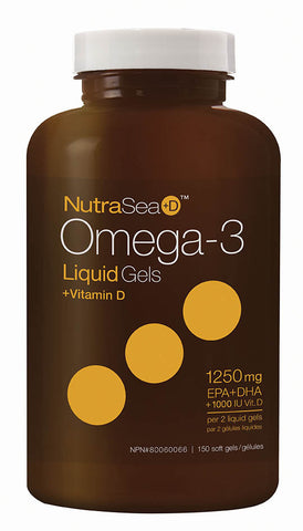 NutraSea +D Omega3 - Fresh Mint Liquid Gels