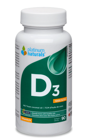 Platinum Naturals Vitamin D3 1000IU