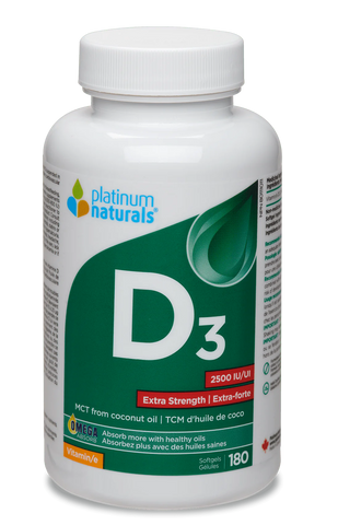 Platinum Naturals Vitamin D3 2500 IU Extra Strength