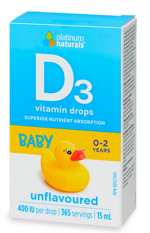 Platinum Naturals Vitamin D3 Drops for Babies