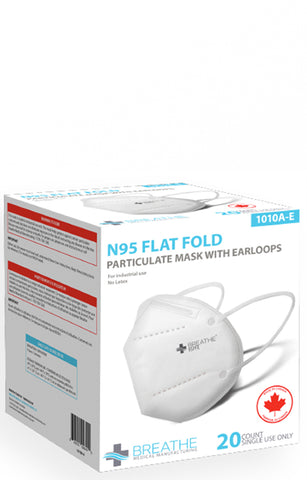 N95 Flat Fold Mask - Breathe Medical