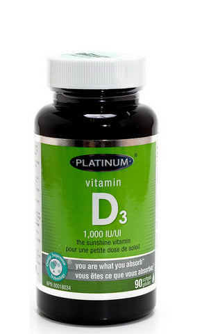 Platinum Naturals Vitamin D3 1000IU