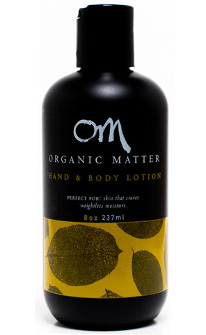 Organic Matter Hand & Body Lotion