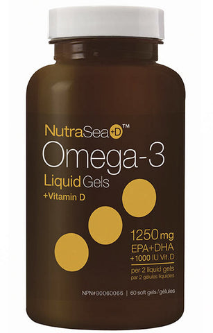 NutraSea +D Omega3 - Fresh Mint Liquid Gels