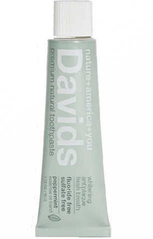 Davids Toothpaste Peppermint Travel Size