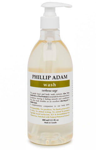 Phillip Adam Wash - Verbena Sage 400ml